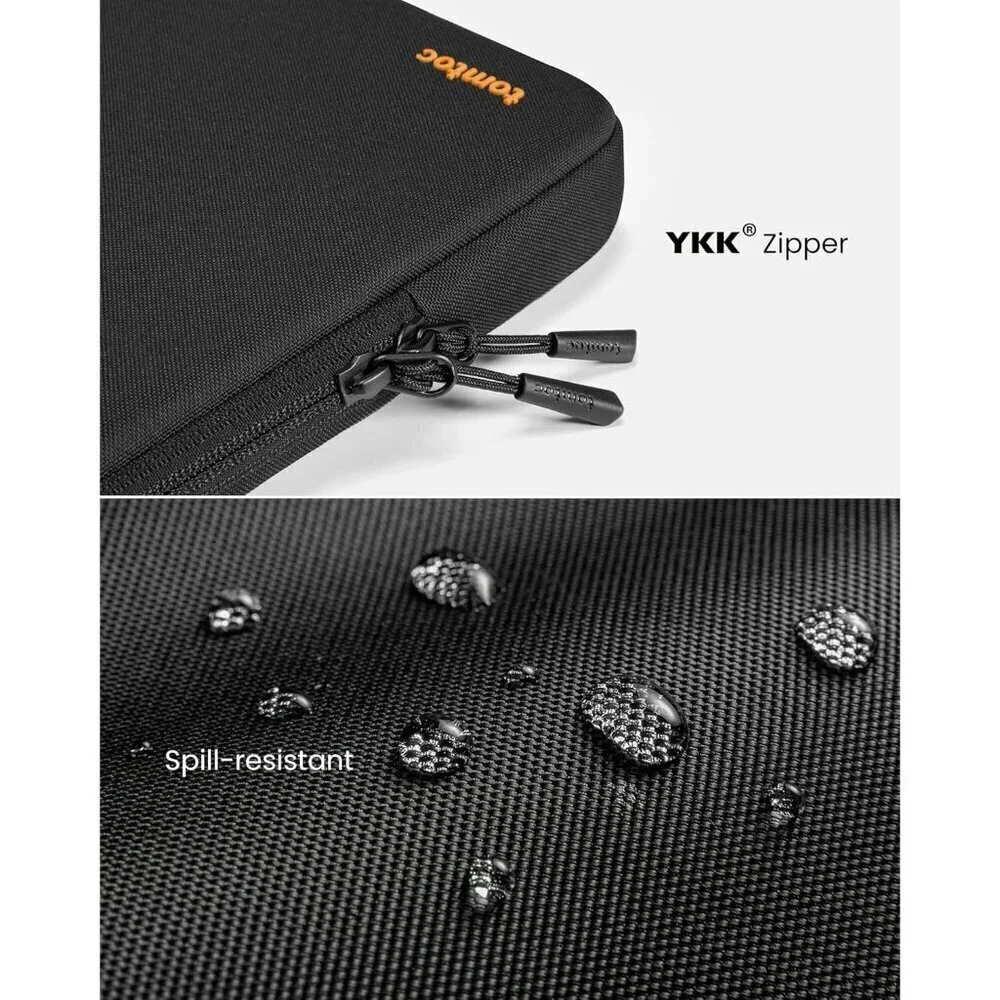 ✨Black Protective Laptop Sleeve 15inch MacBook Water-Resistant Computer Case Bag